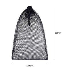 Durable Nylon Mesh Drawstring Bag Multi Purpose Outdoor Travel Stuff Sack Storage Bag Camping Bottle Pot Pan Carrier Pouch