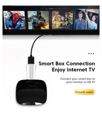 HDMI-compatible to VGA Cable Converter Male To Famale Converter Adapter 3.5mm Jack Audio HD 1080P For PC Laptop Tablet