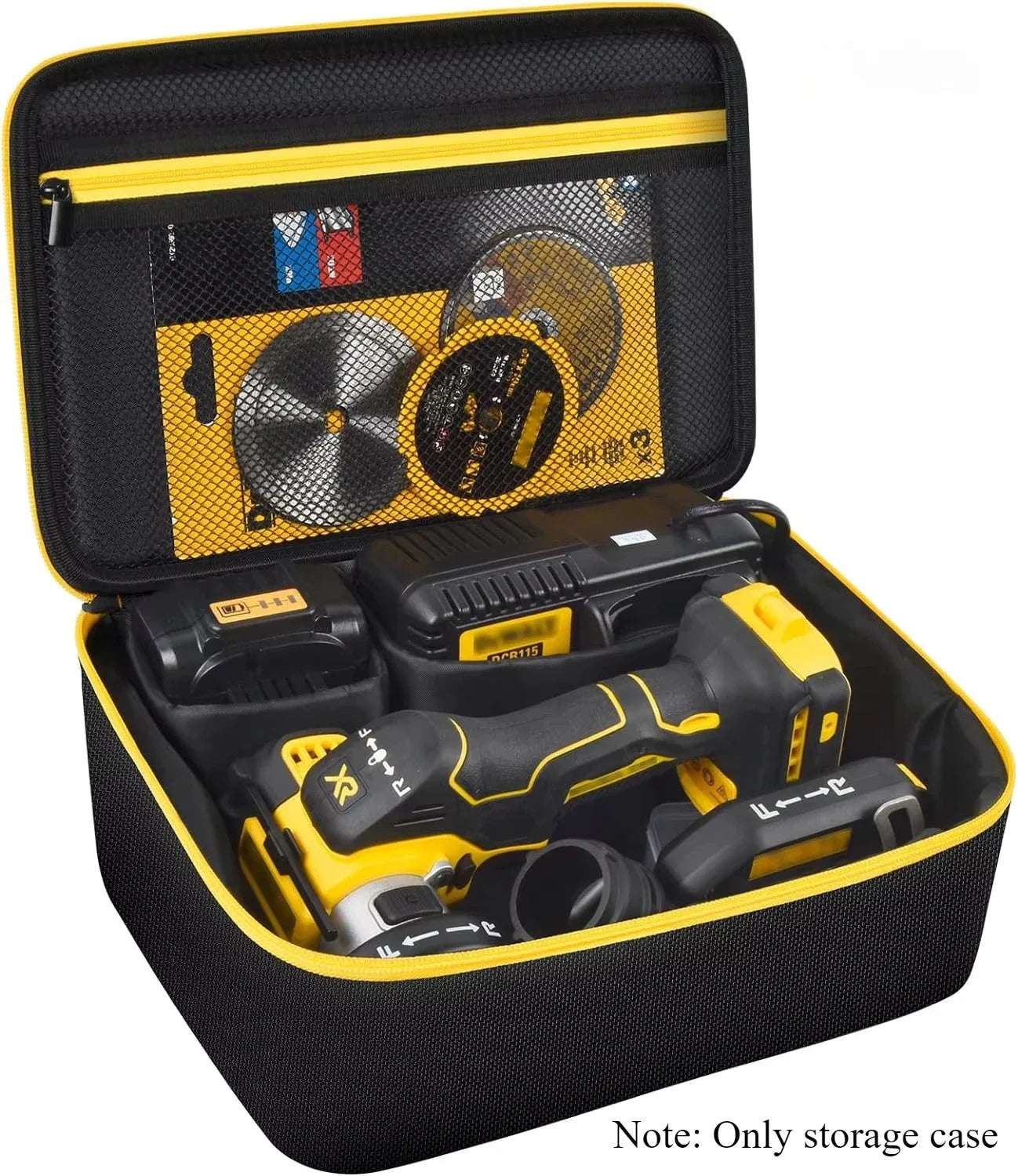 Compatible with DEWALT 20V MAX Cut Off Tool 3 in 1 Brushless (DCS438B), Storage bag case Carrying Holder Organizer (case only)