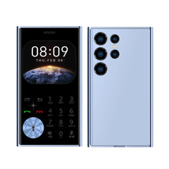 Credit Card Size Mini Phone Unlocked Dual SIM Ultra Thin 2.0" Display Pocket Cellphone Voice Changer Speed Dial Flashlight