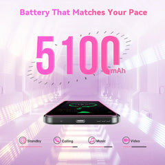 هاتف Cubot A30 4G الذكي بنظام Android 14 16 جيجابايت (6 جيجابايت + 10 جيجابايت ممتد) ذاكرة الوصول العشوائي + 128 جيجابايت ROM 90 هرتز شاشة 6.745 بوصة 5100 مللي أمبير كاميرا خلفية 48 ميجابكسل معرف الوجه
