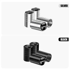 4Pcs Car Styling 3D Metal Wheel Tire Valve Caps Rim Accessories For Toyota RAV4 C-HR Camry Yaris Prius TRD GR Highlander Crown