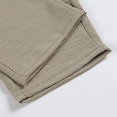 Summer plus size Stretch Harem Pants Mother Thin Summer Baggy Pantalones Women  Casual Button High Waist Trousers