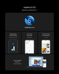 هاتف realme C75 4G الذكي IP69 IP68 مقاوم للغبار والماء بدرجة عسكرية 5828 مللي أمبير في الساعة 45 وات شحن عكسي متين