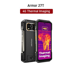 Ulefone Armor 27T 4G THERMAL BY FLIR® Rugged Phone 10600mAh Up to 24GB+256GB  6.78"FHD 120Hz Night Vision Android 14 Smartphone