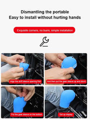 Silicone Car Shift Knob Cover DSG Gears Anti-Slip Design For Car Interior