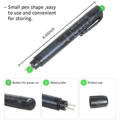Automotive Brake Fluid Brake Oil Testing Pen Vehicle Brake Fluid Tester Oil Quality Test Display Testing Tools With Liquid LED