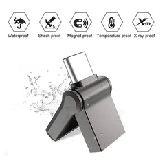 Xiaomi 2TB USB 3.2 Flash Drive High Speed USB 1TB 512GB Type-C Interface Dual-Use Flash Memory Stick For Mobile Phone Computer ﻿