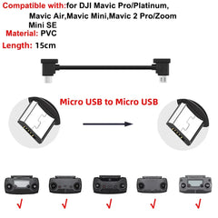 Data Cable OTG Remote Controller to Phone Tablet Connector USB TypeC IOS Extend for DJI MINI 4K/2/3 Pro/SE/Pro/Air/Mavic 2/3