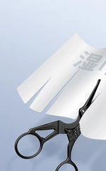 Facial Hair Scissors Rounded Professional Stainless Steel Mustache Nose Hair Beard Eyebrows Eyelashes Trimming Clippers