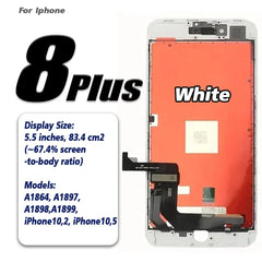 شاشة LCD AAA+ لهاتف iPhone 6 7 8 6s plus 7 8 Plus شاشة بديلة لهاتف iPhone 5 5S 5C 5se شاشة LCD تعمل باللمس ومحول رقمي