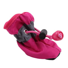New 4pcs Pet Dog Shoes Anti-slip Rain Snow Boot Thick Warm For  Small Cats Dogs Puppy Dog Socks Booties