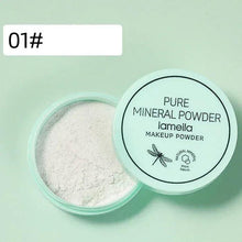 Mineral loose powder shade 01# in mint jar with white powder and lid