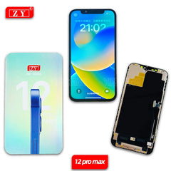 100% A ZY Incell لـ iPhone X XS Max 11 12 Pro Max 12Mini 13 Mini 14Plus مجموعة محول رقمي لشاشة اللمس LCD بديلة