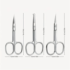 Eyebrow And Nose Hair Scissors, Small Stainless Steel Scissors For Nails, Nail Trimmers, Facial Trimmers, Makeup And Beauty Tool