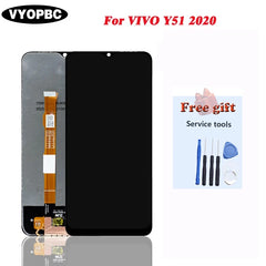 For VIVO Y51 2020 December Original LCD Display With Frame Panel Digitizer Assembly Repair Replacement Parts Touch Screen