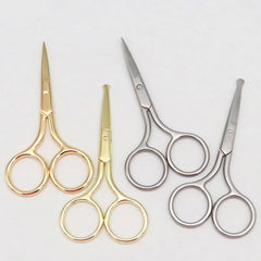 1pc European-style Makeup Scissors 9CM Compact Stainless Steel Small Professional Eyebrow Nose Hair Cut Manicure Nail Tools