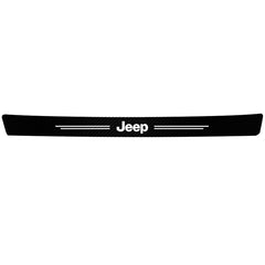 Car Door Sill Carbon Fiber Sticker Threshold Side Anti Scratch Waterproof Decal for Jeep Renegade Wrangler JL JK Gladiator Grand