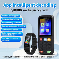X7 Smart Card Reader RFID Key Clone Copier IC ID Token Copy Duplicator 125Khz Badge Writer 13.56Mhz NFC Tag Programmer