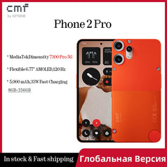 CMF Phone 2 Pro  Global Version 6.77 AMOLED 120Hz MediaTek Dimensity 7300 Pro 5G  5000 mAh   Main Camera 50MP  33W