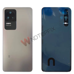 Back cover For Xiaomi Poco F4 22021211RG Battery Back Cover Glass Panel Rear Door Battery Housing Case Adhesive Replace