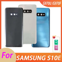 New For Samsung S10E Battery Back Cover Panel Rear Door Housing Case Camera Lens Replace