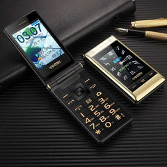 Yeemi G10-C 2G GSM Dual SIM Dual Screen Flip Feature Phone Big Fronts For Elder 2.8 inch FM Mp3/Mp4 Bluetooth Cheap Cellphone