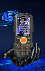 4G LTE Senior Flip Phone for Elderly Large Buttons Powerbank Long Standby SOS Call LED Light Loud Sound Fast Dial