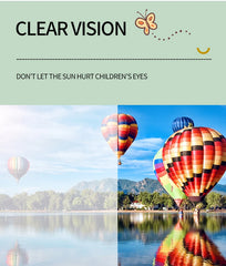 2023 New Children Round Solid Frosted Sunglasses Kids Outdoor Sun Protection Acrylic UV400 Glasses Boys Girls Polarized Glasses