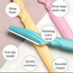 3/5Pcs Eyebrow Razors, Multipurpose Reusable Hair Trimmer, Portable  Shaping Tool For Facial Hair Removal, Eyebrow Shaver