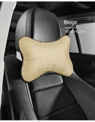 Car Seat Headrest with Breathable Mesh, Auto Safety, Head and Neck Rest, Relax Pillow, Cushion, Auto Protector
