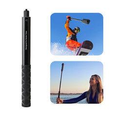 عصا سيلفي غير مرئية مصنوعة من ألياف الكربون بطول 1.2 متر لكاميرا Insta360 X3/X2/لكاميرا DJI Action 3/GoPro