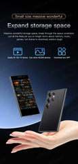 هاتف ذكي أصلي SERVO S24 Mini 4G Cellular GPS Android 10.0 التعرف على الوجه 2 جيجابايت / 16 جيجابايت 2000 مللي أمبير في الساعة شاشة 3 بوصات هواتف محمولة صغيرة