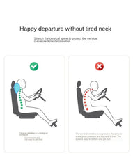 Car Seat Headrest with Breathable Mesh, Auto Safety, Head and Neck Rest, Relax Pillow, Cushion, Auto Protector