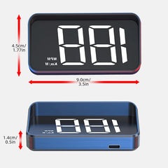 Car Speedometer KM/H HUD GPS Head Up Display Digital Speed Meter Windshield Projector For Vehicles Auto Electronics Accessories