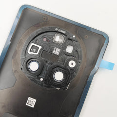 غطاء الباب الخلفي الزجاجي لهاتف Huawei Mate 40 Pro غطاء البطارية لوحة الإسكان الخلفية مع ملصق عدسة الكاميرا والغراء اللاصق