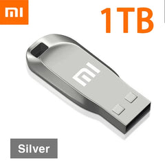 محرك أقراص فلاش شاومي 2 تيرابايت USB 3.0 صغير عالي السرعة معدني بندريف 1 تيرابايت 512 جيجابايت محرك أقراص محمول مقاوم للماء لتخزين الذاكرة U Disk