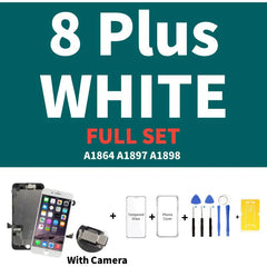 AAA Display for iPhone 5 5S 5SE 6 6S 7 8 Plus LCD Display Full Set Assembly Touch Screen Digitizer Replacement Pantalla+Camera