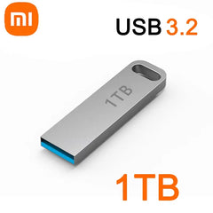 محرك أقراص فلاش USB 3.2 عالي السرعة من شاومي بسعة 2 تيرابايت، محرك أقراص USB محمول مقاوم للماء بسعة 1 تيرابايت و512 جيجابايت و256 جيجابايت، جديد