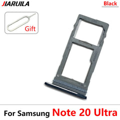 حامل بطاقة SIM جديد مع درج شريحة ومقبس محول لهاتف Samsung Note 20 / S20 Ultra المحمول مع بطاقة SIM مزدوجة