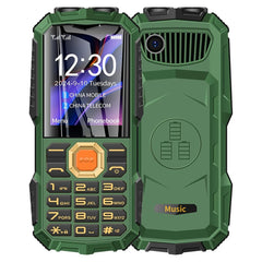 4G LTE Senior Flip Phone for Elderly Large Buttons Powerbank Long Standby SOS Call LED Light Loud Sound Fast Dial