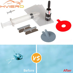 Car Windshield Repair Resin Kit Tools Windscreen Break Scratch Restoration Protective Stickers Glass Cleaner Care No Trace Wash