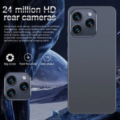 Global Vision 5G Smartphone Android Note 16 Pro 6000mAH 12GB RAM 256G ROM 6.8Inch 1920x1080HD 24+48MP MTK10 Core 4G Mobile Phone