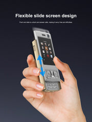 SERVO N95 PRO Mini Sliding Mobile Phone 2 SIM Standby Cellphone Magic Voice Speed Dial Call Recording Flashlight 2.0" Telephones
