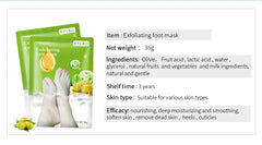 Feet Exfoliating Foot Masks Pedicure Socks Exfoliation Scrub for Feet Mask Pedicure Stone Foot Peeling Mask For Foot Spa