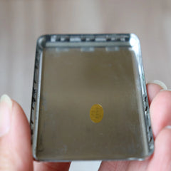 Metal back rear housing case cover replacement for iPod nano 3rd gen 4gb 8gb with brand logo