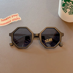 2023 Children Cute Striped Polygon UV400 Sunglasses Baby Girls Outdoor Sun Protection Sunglasses Kids Eye Protection Sun Glasses