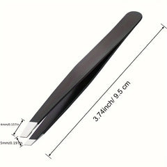 1Pcs Black eyebrow clipper, eyebrow trimming and hair removal, false eyelash clipper, beard removal forceps, beauty tool