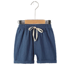 2 4 6 8 10 Years Boys Shorts Kids Sport Pant Baby Summer Clothes Children Linen Soft Cotton Shorts Newborn Toddler Casual Shorts