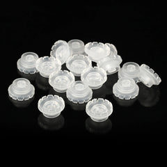 100pcs Disposable Individual Eyelash Glue Holder Grafting Eyelashes Blossom Cup Rings Eyelash Extension Adhesive Stand Holder